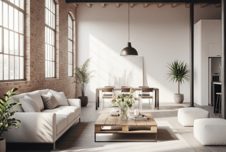 Colors that work best in loft interiors
